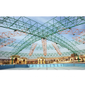 Nuevo diseño de acero espacial de acero estructura de techo de piscina en marco